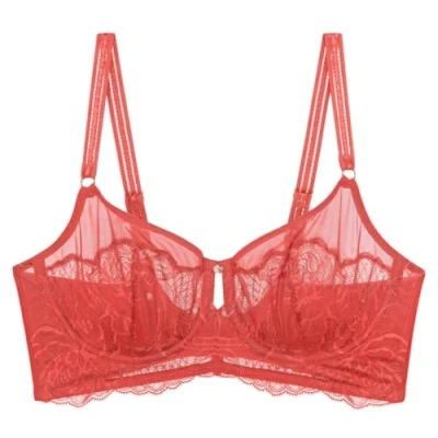Abbildung von Triumph Damen Wild Peony Florale W01 Bikini top, Deep Blush, 75G