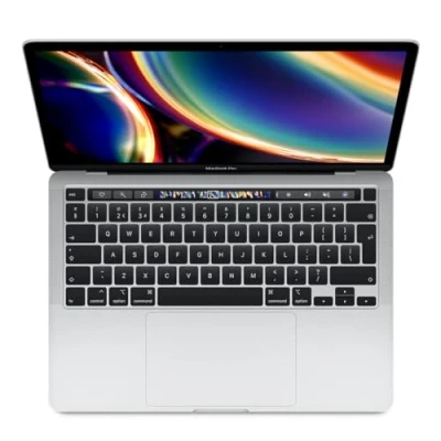 Abbildung von 2020 Apple MacBook Pro mit 2.3GHz Intel Core i7 (13 zoll, 32GB RAM, 512GB SSD Kapazität) (QWERTY Englisch) Silber (Generalüberholt)