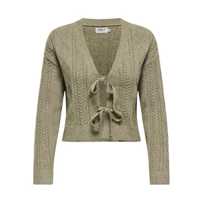 Abbildung von ONLY Onlfia String Strickjacke, Damen, Größe: Medium, Cub
