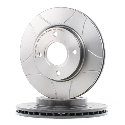 Abbildung von BREMBO MAX LINE 09.7806.75 Bremsscheibe 258 22 4 innenbelüftet, geschlitzt beschichtet FORD: Focus Mk1 Hatchback, FIESTA 5, Saloon