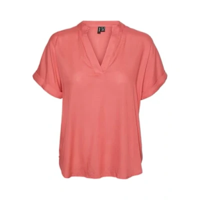 Abbildung von VERO MODA Damen VMBEAUTY SS WVN GA NOOS Top, Dubarry, X Large