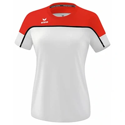 Abbildung von Erima Fussball Teamsport Change BY Sport Tshirt, Damen, Größe: 36, Weiss rot schwarz