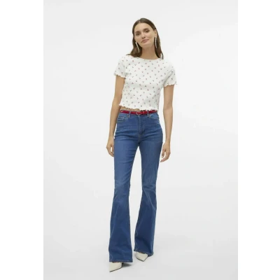 Abbildung von Vero Moda Kurzarmshirt »VMHARRY SS O NECK TOP JRS NOOS«