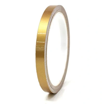 Abbildung von 10 Meter (0,79/Meter) Zierstreifen Auto Motorrad Boot Modellbau Farbauswahl Finest Folia Dekorstreifen Seitenstreifen Klebestreifen (Gold Glanz, 9mm Breite)