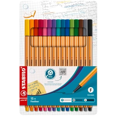 Abbildung von STABILO Fineliner 15er Pack
