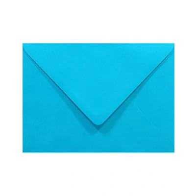 Abbildung von Netuno 50 Briefumschläge Blau DIN B6 125 x 175 mm 80g Rainbow bunte Umschläge ohne Fenster für Hochzeit Geburtstag Taufe Weihnachten Einladungskarten Einladungsumschläge Briefhüllen Papier