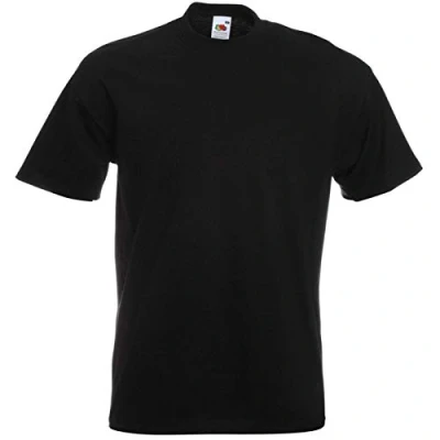 Abbildung von Fruit of the Loom Premium T Shirt, Farbe:schwarz, Größe:4XL