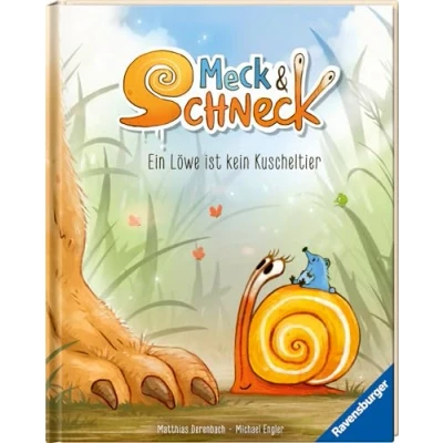 Abbildung von Meck und Schneck. Ein Löwe ist kein Kuscheltier
