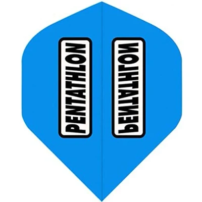 Abbildung von abcdarts Unisex Erwachsene Pentathlon Classic Dart Flights, Blau Cyan, Klassische EU