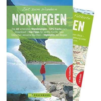 Abbildung von Bruckmann Wanderführer: Zeit zum Wandern Norwegen. 40 Wanderungen, Bergtouren und Ausflugsziele in Mit Wanderkarte Herausnehmen.: Die ... einsame Buchten Highlights der Region