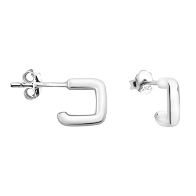 Abbildung von Sofia Milani Square Ohrringe, Damen, Größe: One Size, Silver