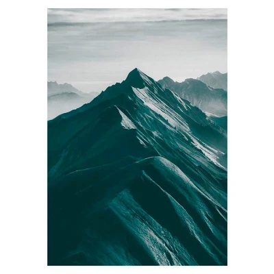 Abbildung von Komar Wandbild Mountains Top Poster, Bild, Wohnzimmer, Schlafzimmer, Dekoration, Kunstdruck ohne Rahmen P126B 50x70 Größe: 50 x 70 cm (Breite Höhe)