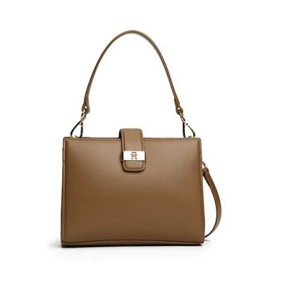 Abbildung von Tommy Hilfiger Heritage MINI Umhängetasche, Damen, Größe: One Size, Nordic taupe