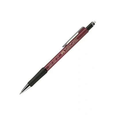 Abbildung von Faber Castell 134721 Druckbleistift GRIP, Minenstärke: 0,7 mm, Schaftfarbe: rot metallic