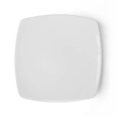 Abbildung von Holst Porzellan FD 227 Teller flach 27 x cm Fine Dining Weiß 3 4 Stück