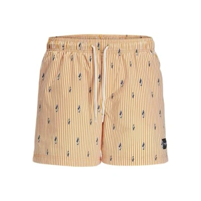 Abbildung von Jack &amp; Jones Jpstmaui MINI Stripe Badeshorts, Herren, Größe: Small, Iceland poppy