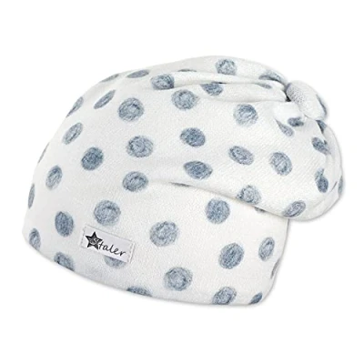 Abbildung von Sterntaler Baby Mädchen Slouch Pünktchen Beanie Mütze, Ecru, 51
