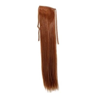 Abbildung von WIG ME UP YZF TS18 30 Haarteil, Zopf schmal Seitenzopf Cosplay Rot Braun glatt 18inch/ 45cm Band Haar Klammer Haarverlängerung