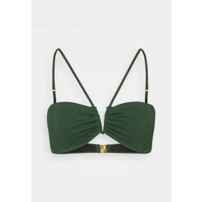 Abbildung von Copenhagen Studios Bandeau Bikinitop, Damen, Größe: 34xA/B, Dark green