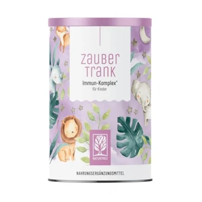 Abbildung von NATURTREU® Zaubertrank Kinder Immun Komplex Multivitamin Pulver 19 Vitamine, Mineralien und Nährstoffe für das Immunsystem stärken * 66 Portionen