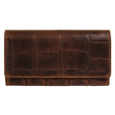 Abbildung von bugatti WITH FLAP Geldbörse, Damen, Größe: One Size, Cognac