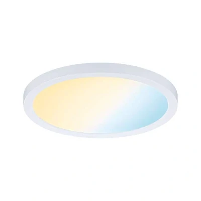 Abbildung von Paulmann 93043 LED Panel Einbauleuchte Areo VariFit IP44 Zigbee Tunable White 175mm rund incl. 1x13 Watt dimmbar Weiß Deckenlampe Kunststoff 3000 K
