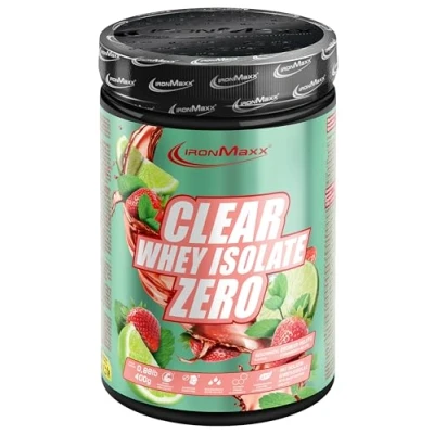 Abbildung von Clear Whey Isolate Zero Strawberry Mojito 400g Zuckerfreies Protein Pulver, Leckerer &amp; erfrischender High Drink mit 25g Eiweiß pro Portion