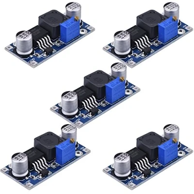 Abbildung von ICQUANZX 5 Pack XL6009 Boost Converter Modul DC zu 3.0 30 V 35 Ausgangsspannung Einstellbare Step Up Platine