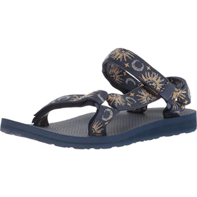 Abbildung von Teva Damen Original Universal Sandale, Sun and Moon Insignia blau, 42 EU