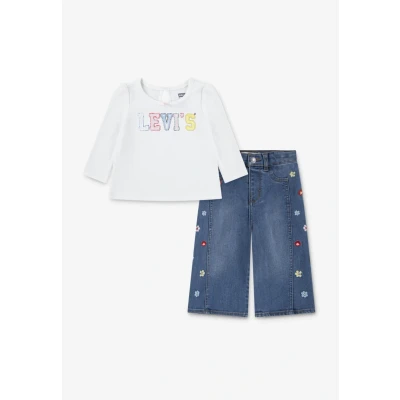 Abbildung von Levi&#039;s SET Jeans Relaxed Fit für Kinder, Größe: 92 (baby), blanc de