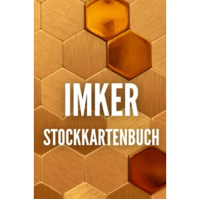 Abbildung von Imker Stockkartenbuch: Notizbuch mit vorgedruckten Stockkarten zum ausfüllen. Dieses Bienen Bestandsbuch eignet sich, um wichtige Beobachtungen und Infos zu deinen Honigbienen notieren