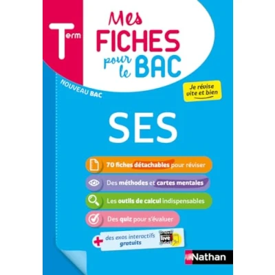 Abbildung von Mes Fiches pour le BAC Sciences Economiques et Sociales Term
