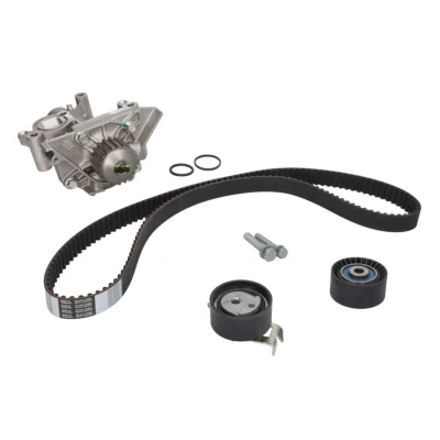 Abbildung von HEPU PK08971 Wasserpumpe + Zahnriemensatz mit Schrauben, Schraubensatz 153 PEUGEOT: 807, 206 Hatchback, 307 SW, CITROËN: C8, Xsara Picasso