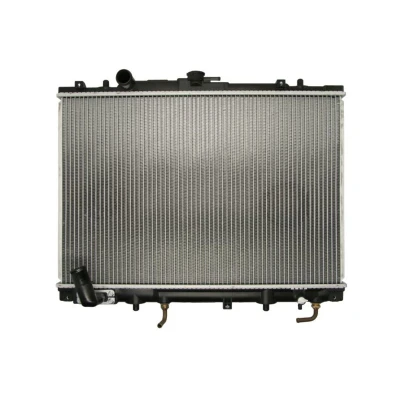 Abbildung von NRF 53687 Kühler, Motorkühlung Aluminium 636 422 26 Kühlrippen gelötet MITSUBISHI: PAJERO 2