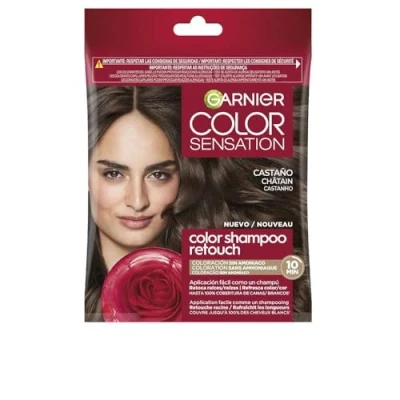 Abbildung von Garnier Color Shampoo Retouch Halbpermanente Haarfarbe, Hellbraun