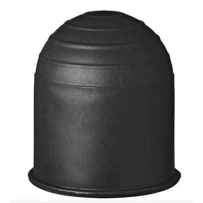 Abbildung von Anhängerkupplung Abdeckung, 50 mm Gummi/Kunststoff Schutzkappe Kugelkopf für Anhänger PKW LKW RV (Kappe schwarz)