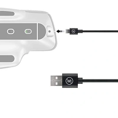 Abbildung von Wicked Chili USB C Ladekabel kompatibel mit Logitech MX Master 3, Vertical Advanced Ergonomic, Keys Plus, Craft Tastatur und Funkmaus Fast Charge Kabel (1m) schwarz