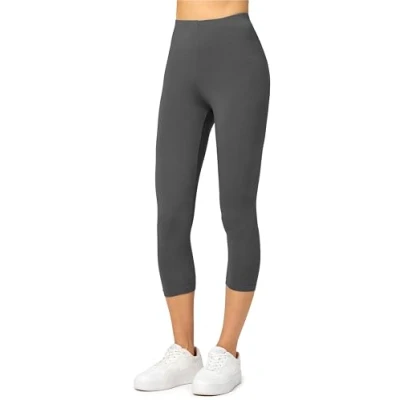 Abbildung von Merry Style Damen Leggings 3/4 Capri aus Viskose MS10 144 (Graphite, S)