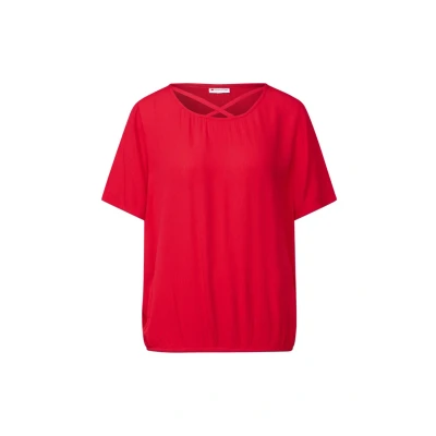 Abbildung von Street One MIT BÄNDERDETAIL Bluse, Damen, Größe: 42, Rot