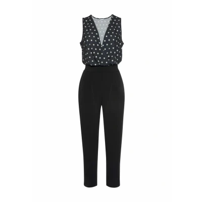 Abbildung von Lascana Jumpsuit schwarzcremebedruckt, Damen, Größe: 34, Schwarz creme bedruckt