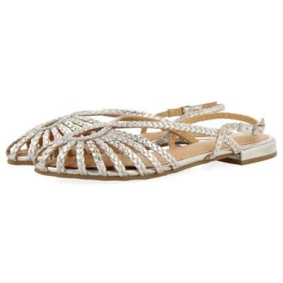 Abbildung von Gioseppo Hingham Riemensandalette, Damen, Größe: 41, Silver coloured Schuhe