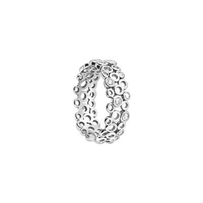 Abbildung von Sofia Milani Damen Ring 925 Silber mit Zirkonia Steinen Ornament Kreise 10086 (54 (17.2))