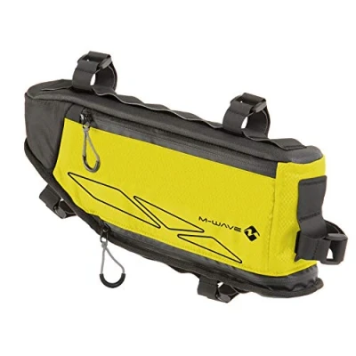 Abbildung von M WAVE Unisex Erwachsene Rough Ride Triangle Fahrrad Rahmen Dreieckstasche neongelb, ca. 42x14 25 cm