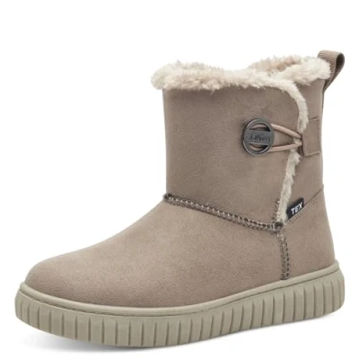 Abbildung von s.Oliver Snowboot/Winterstiefel für Kinder, Größe: 33, Taupe Schuhe