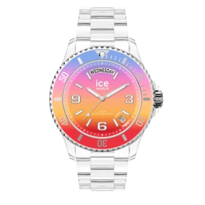 Abbildung von Ice Watch Clear Sunset Uhr, Größe: Medium, Energy m