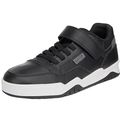 Abbildung von Geox J Perth Boy E Sneaker, Black/DK Grey, 28 EU