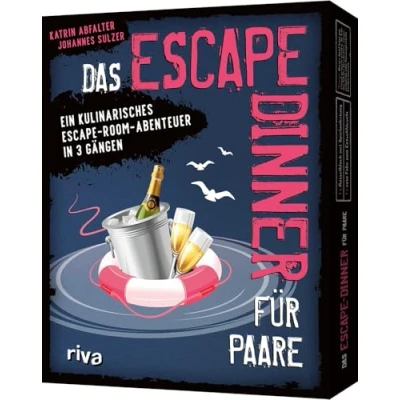 Abbildung von Das Escape Dinner für Paare: Ein kulinarisches Room Abenteuer in 3 Gängen. Geschenk Paare, Fans von Room, Rätseln. Zu Geburtstag, ... Jahrestag, Weihnachten, Spieleabend. Ab 12 J.
