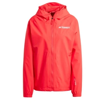 Abbildung von Adidas Terrex Multi 2L Regenjacke / wasserabweisende Jacke, Damen, Größe: Medium, Pure ruby