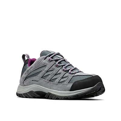 Abbildung von Columbia Crestwood WP wasserdichte Wanderschuhe für Damen, Grau (Graphite x Wild Iris), 40.5 EU