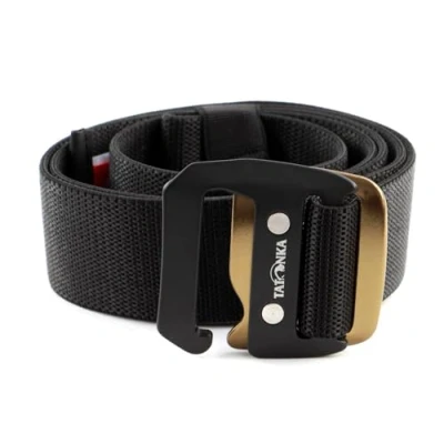 Abbildung von Tatonka Stretchbelt 38mm Elastischer Gürtel mit praktischem Hakenverschluss 125 cm lang / 3,8 breit (black)